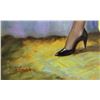 Image 2 : Taras Sidan- Original Oil on Canvas "Going Out"