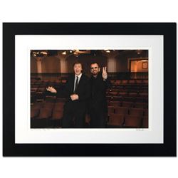  Paul McCartney & Ringo Starr  Limited Edition Giclee by Rob Shanahan, Numbered and Hand Signed with