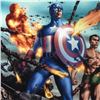 Image 2 : Marvel Comics "Giant-Size Invaders #2" Numbered Limited Edition Giclee on Canvas by Jay Anacleto; In