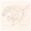 Image 2 : Guillaume Azoulay - "AU Sketch" Framed Original Drawing, Hand Signed with Certificate of Authenticit