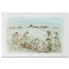 Image 1 : "Tuscan Fields" Limited Edition Lithograph by Edna Hibel, Numbered and Hand Signed with Certificate 