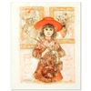 Image 1 : "Wendy the Youngest Docent" Limited Edition Lithograph by Edna Hibel (1917-2014), Numbered and Hand 