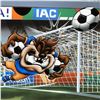 Image 2 : "Taz Soccer" Limited Edition Giclee from Warner Bros., Numbered with Hologram Seal and Certificate o