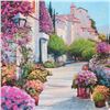 Image 2 : Howard Behrens (1933-2014), "Blissful Burgundy" Limited Edition on Canvas, Numbered and Signed with 