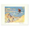 Image 1 : Paul Blaine Henrie (1932-1999), "The Sunset Skier" Limited Edition Serigraph from a PP Edition, Hand