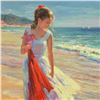 Image 2 : Vladimir Volegov, "Coastal Breeze" Limited Edition Hand Embellished on Canvas, Numbered and Hand Sig
