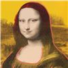 Image 2 : Ringo, "Mona" One-of-a-Kind Hand-Pulled Silkscreen and Mixed Media Painting on Canvas, Hand Signed w