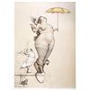 Image 1 : Michael Parkes "Rain" Original Hand Pulled Stone Lithographs