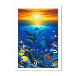 "Ocean Calling" Limited Edition Giclee on Canvas by Renowned Artist Wyland, Numbered and Hand Signed