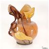 Image 1 : Coman, Hand Blown Glass Vase Sculpture, Hand Signed.
