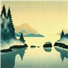 Image 2 : Rand - "Pine Trees" Limited Edition Lithograph, Numbered and Hand Signed.