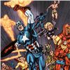 Image 2 : "Avengers/Invader #11" Limited Edition Giclee on Canvas by Steve Sadowski and Marvel Comics. Numbere