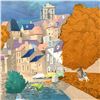 Image 2 : Georges Lambert (1919-1998), "Vannes" Limited Edition Lithograph, Numbered and Hand Signed.