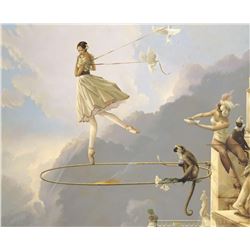 Michael Parkes "Tuesday's Child" Masterworks on Canvas