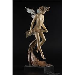 Michael Parkes "Startled Sky Nymph" Bronze Sculptures