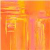 Image 2 : Roberto Donatelli - "Yellow" Original Oil Painting on Canvas, Titled Inverso and Hand Signed with Ce