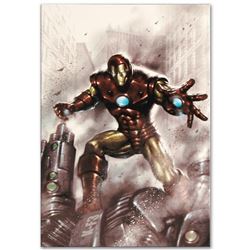 Marvel Comics  Indomitable Iron Man #1  Numbered Limited Edition Giclee on Canvas by Lucio Parrillo;