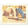 Image 1 : William Nelson, "Baking Bread" Limited Edition Serigraph, Numbered and Hand Signed by the Artist.
