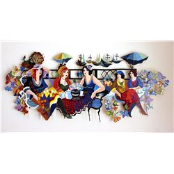 Patricia Govezensky- Original Painting on Cutout Steel  Mesdemoiselles 