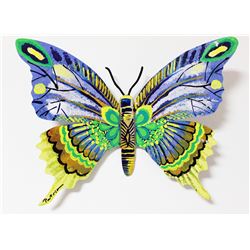 Patricia Govezensky- Original Painting on Cutout Steel "Butterfly XCI"