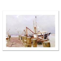 Pino (1931-2010), "Safe Harbor" Limited Edition on Canvas, Numbered and Hand Signed with Certificate