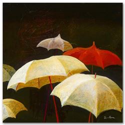 "Talk of the Town" Limited Edition Giclee on Canvas by Simon Bull, Numbered and Signed with Certific