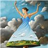 Image 2 : "Texture of Casual Desire" Limited Edition Hand Pulled Original Lithograph by Rafal Olbinski, Number