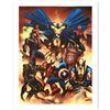 Image 1 : "New Avengers #1" Limited Edition Giclee on Canvas by Joe Quesada and Marvel Comics. Numbered and Ha