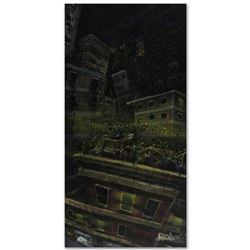 "Roof Party" Limited Edition Giclee on Canvas (24" x 48") by David Garibaldi, E Numbered and Signed 