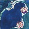 Image 2 : Lu Hong, "Virgo (8/23 - 9/23)" Framed Limited Edition Giclee, Numbered and Hand Signed with COA.