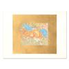 Image 1 : Guillaume Azoulay "Manege" Hand colored etching on paper with hand laid gold leaf