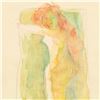 Image 2 : Judith Bledsoe (1928-2013), "Carine" Framed Original Watercolor Painting, Hand Signed with Letter of