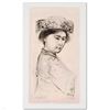 Image 1 : "Yasmin" Limited Edition Lithograph by Edna Hibel (1917-2014), Numbered and Hand Signed with Certifi