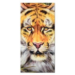 "Tiger Surprise" Limited Edition Giclee on Canvas by Martin Katon, Numbered and Hand Signed with Cer