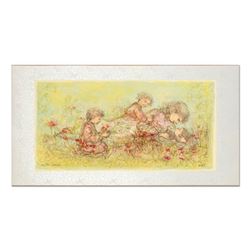 Edna Hibel (1917-2014), "Natures Caress" Limited Edition Lithograph, Numbered and Hand Signed with C