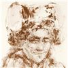 Image 2 : "Breton Woman" Limited Edition Lithograph by Edna Hibel (1917-2014), Numbered and Hand Signed with C