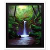 Image 1 : Jon Rattenbury, "Woodland Cascade" Limited Edition Giclee on Canvas, Numbered and Hand Signed by the