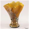 Image 1 : Coman, Hand Blown Glass Vase Sculpture, Hand Signed.