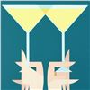 Image 2 : Giancarlo Impigia, "A Toast" Limited Edition Serigraph, Numbered and Hand Signed.