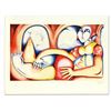 Image 1 : Alexandra Nechita, "Sea Affairs - Mikanos Island" Limited Edition Lithograph, Numbered and Hand Sign