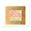 Image 1 : Guillaume Azoulay - "Manege II" Limited Edition Hand Colored Etching with Hand Laid Gold Leaf, Numbe