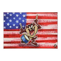 Looney Tunes - "Patriotic Series: Taz" Limited Edition on Gallery Wrapped Canvas, from an edition of