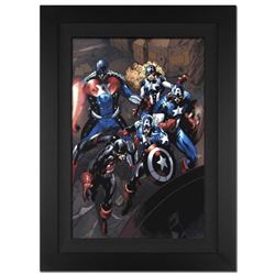 "Captain America Corps #2" Limited Edition Giclee on Canvas (29" x 40") by Phil Briones and Marvel C