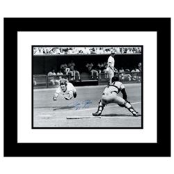 "Pete Rose Diving" Archival Photograph Taken on July 30, 1972, Autographed by Pete Rose with Certifi