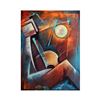 Image 1 : Juan Cotrino - "Moonlight" Original Mixed Media Acrylic on Canvas, Hand Signed with Certificate of A