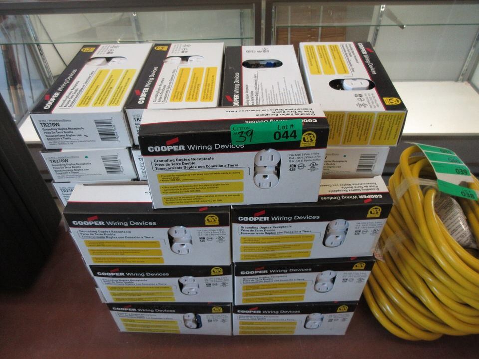 39 Boxes of Grounding Duplex Receptacle