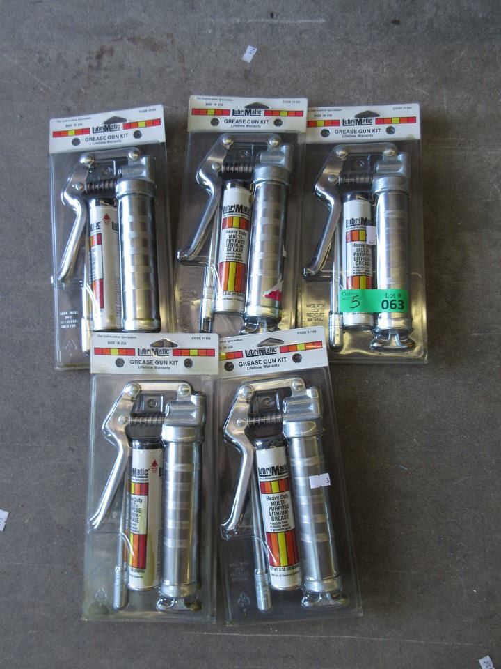 5 New Lube Grease Gun Kits