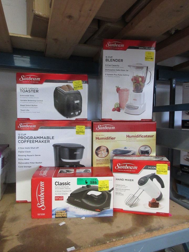 6 Sunbeam Small Kitchen Appliances