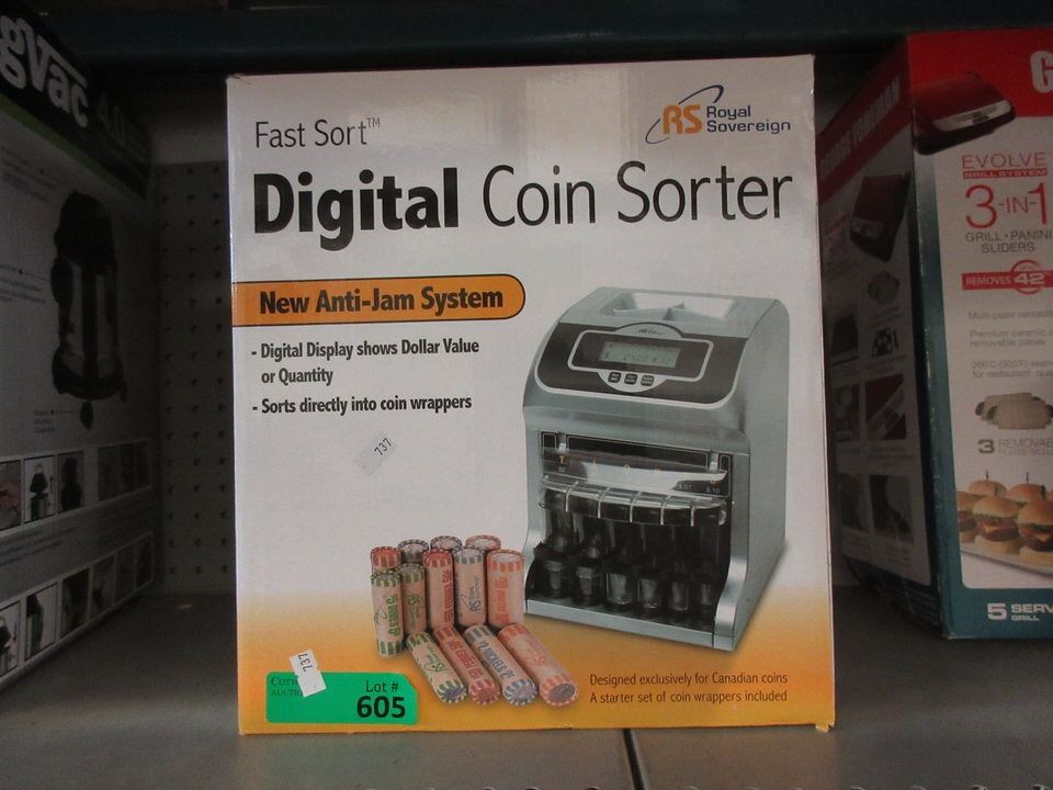 Digital Coin Sorter for Canadian Coins