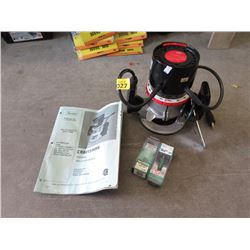 Craftsman Router with Bits - Model 315.17490